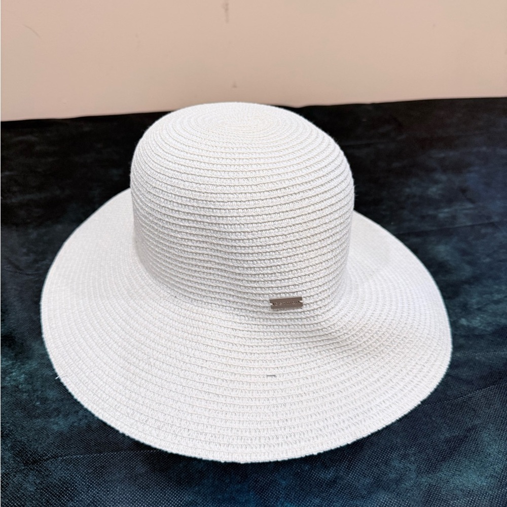 🔥NWOT Betmar NewYork Women's white Wide-Brim Sun Hat One Size 🔥